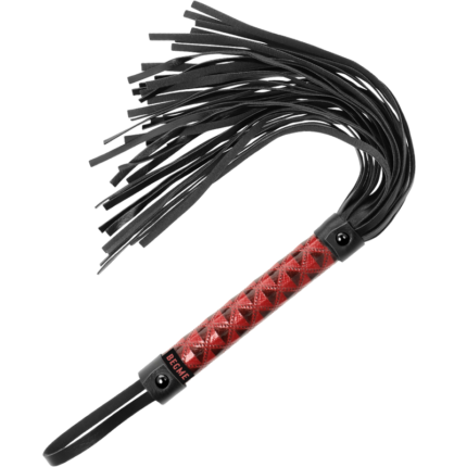 control and subdue your lover. The straps are made of soft leather and the handle is of high quality suitable for advanced level playersTake your fetish games to a higher level and discover your dominant or submissive side with this high-quality leather whip from BEGME!	Made of material; Neoprene