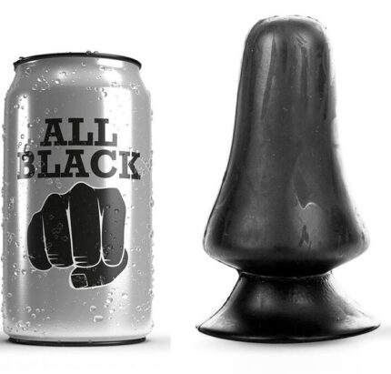 This All Black buttplug is small in size but its diameter is a real surprise for your anal! Lubricants based on both water and silicone can be used herein. It is important to clean the buttplug well after use. Each toy is individually tightly wrapped in a transparent plastic protective case.	Dimensiones: 12 x 7 x 7 cm* To achieve an optimal experience and to be able to enjoy it in a pleasant and painless way