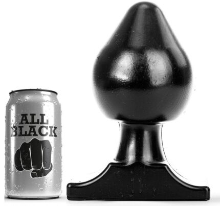 The All Black buttplug opens you slowly but surely more and more to the bottom! This buttplug is soft