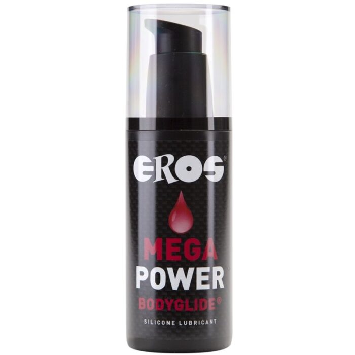 EROS experiences are just perfect. Made in Germany with a lot of years of experience and high results.Mega Power bodyglidel silicone lubricant  is a medical silicone-based  lubricant for extreme and perfect lubrication. Not compatible with toys	Slilicone-based 	Dermatologic tested	Long time sliding	Safe ofr use with latex condoms	No taste	Colorless and odorless	No oils	125 ml	With dispenser	Not compatible with toys. 