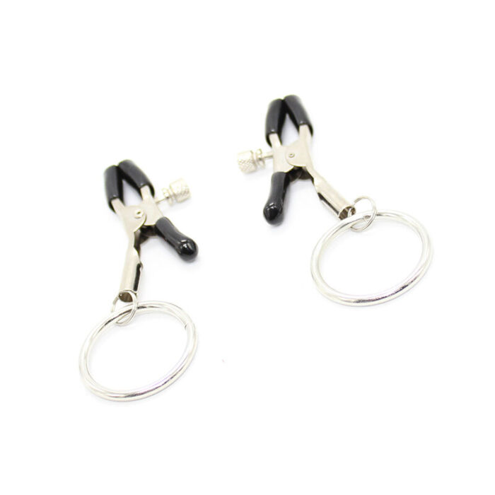 ohmama fetish - nipple clamps with rings - Lovex Erootikapood