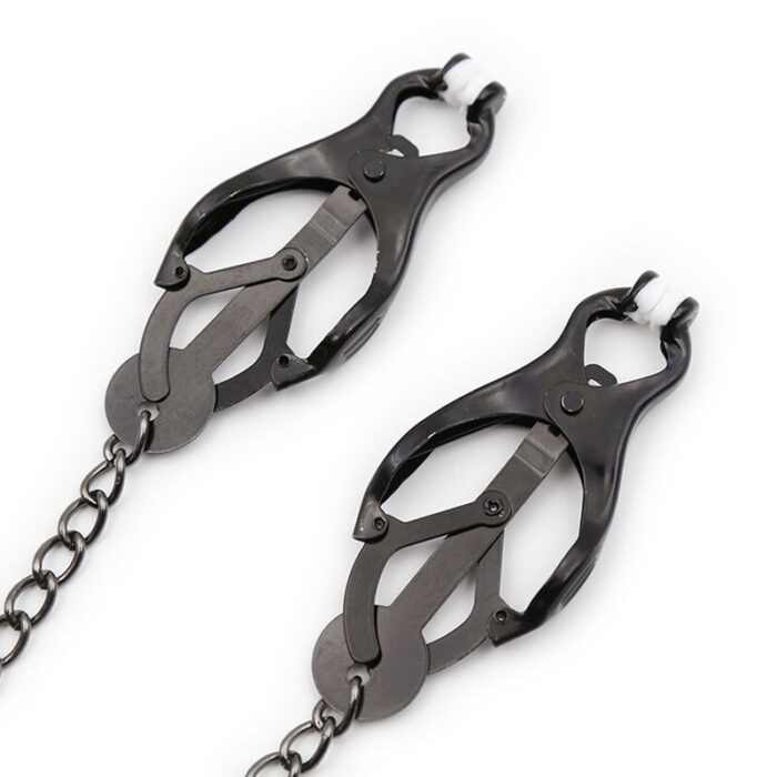 ohmama fetish - japanese nipple clamps with black chain - Lovex Erootikapood