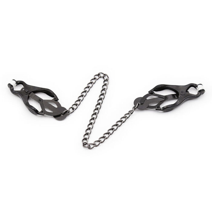 ohmama fetish - japanese nipple clamps with black chain - Lovex Erootikapood