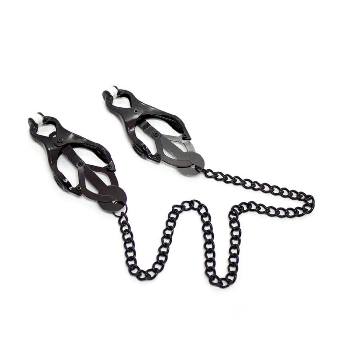 ohmama fetish - japanese nipple clamps with black chain - Lovex Erootikapood