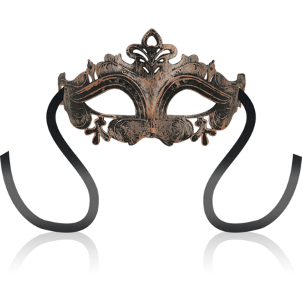 OHMAMA's Venetian-style copper-colored masquerade mask is a masterpiece of elegance and mystery. This stunning accessory is designed to transport you to the magical and enigmatic atmosphere of Venice. Crafted with great attention to detail and care