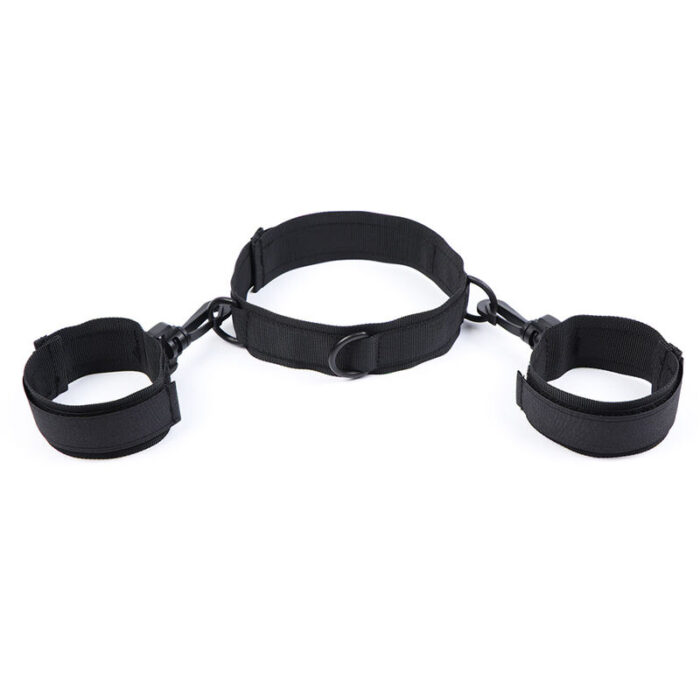 ohmama fetish - nylon handcuffs and collar - Lovex Erootikapood