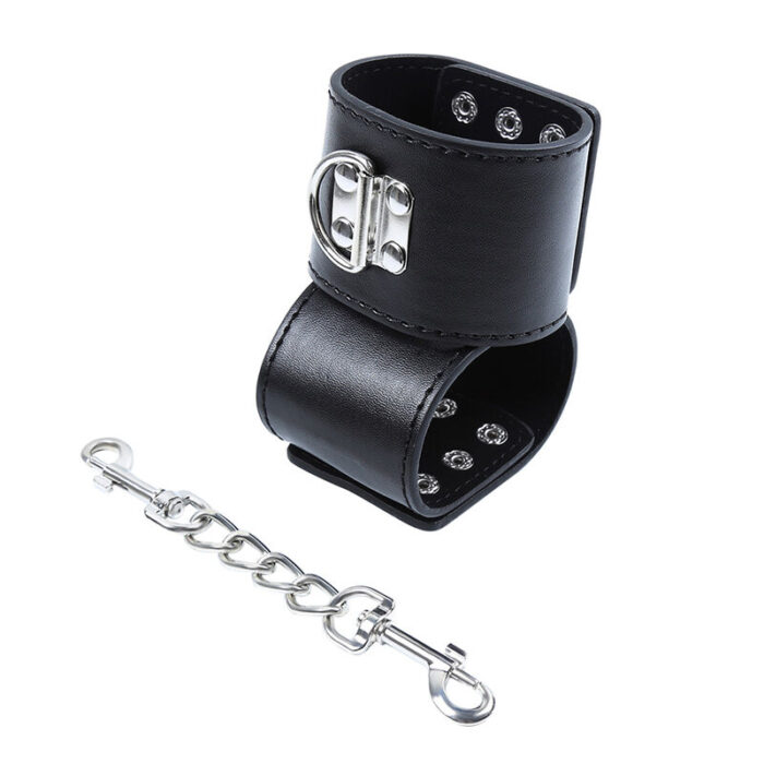 ohmama fetish - wrist restraints snap fasten metal - Lovex Erootikapood