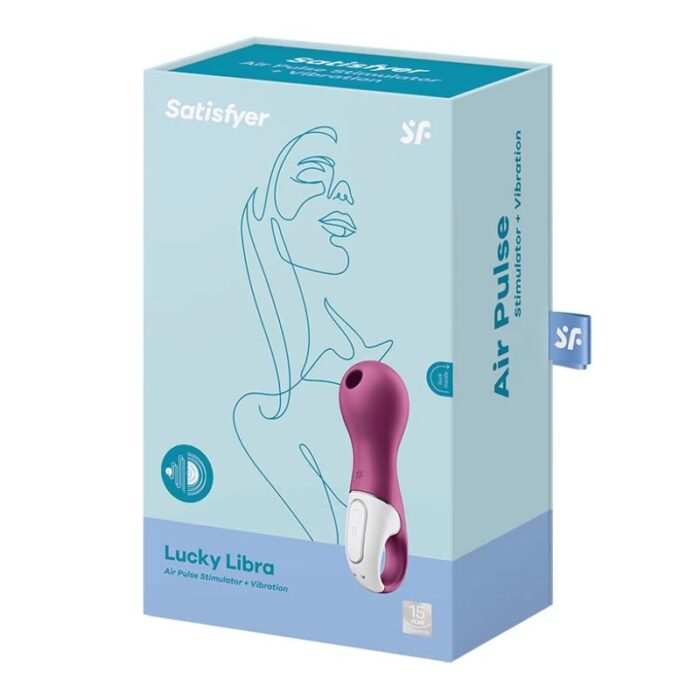 this toy can be used safely in water and is easy to clean	Clitoral stimulation through pressure waves and vibration	11 pressure wave intensities + 10 vibration settings	Body-friendly silicone	Whisper mode	Rechargeable Li-ion battery	Easy to clean	Waterproof (IPX7)	15-year guarantee	Magnetic USB charging cable includedSatisfyer Lucky Libra: Air-pulse vibrator for beginners The Satisfyer Lucky Libra knows how to inspire and seduce newbies: Thanks to the combination of the innovative Satisfyer air-pulse technology and deep vibrations