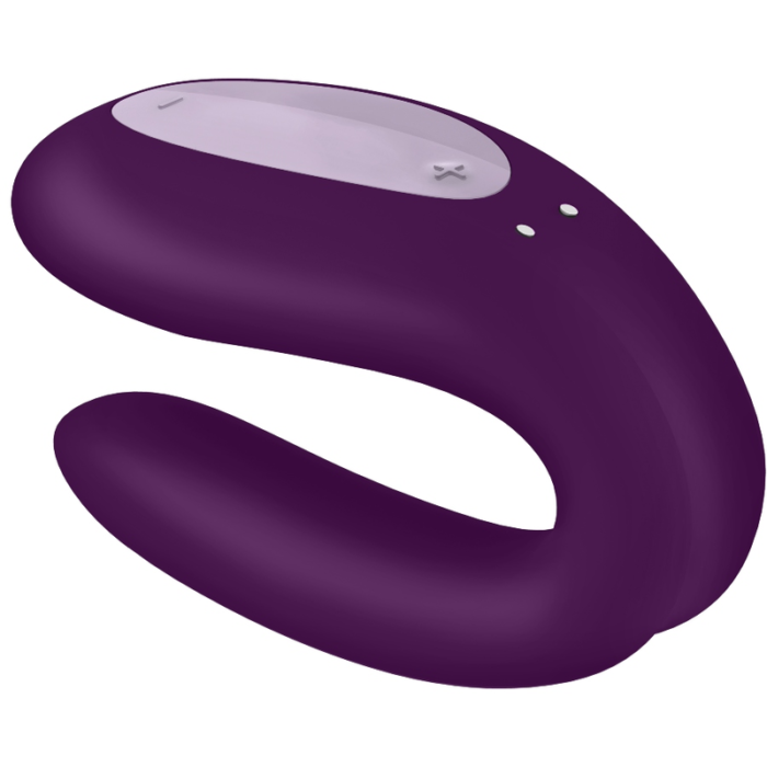 this sexual wellness device can be safely used in water and is easy to clean	15-year guarantee	Super strong deep vibration	Body-friendly silicone	Waterproof (IPX7)	Can also be used without an app	Editable preset programs	Infinite variety of programs with the app	Whisper mode	Lithium-ion battery USB magnetic charging cable included	Easy to cleanSatisfyer Partner Box 2: Simultaneous climaxes with app control The Satisfyer Partner Box 2 offers you sensual moments and twosome adventures. The box contains the Satisfyer Double Joy twosome vibrator and the Royal One cock ring. Both sexual wellness devices are worn during sex and enrich lovemaking with deep vibrations and exciting functions. Because both the Double Joy and the Royal One benefit from the option of app control with the free Satisfyer Connect app. This contains innovative functions such as music vibes