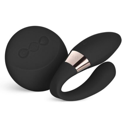 THE POWER OF BEING TWOExplore new sexual horizons with TIANI DUO and share sensations. Its internal and external vibrations stimulate deeply to offer the highest level of satisfaction for both members of the couple. Its award-winning design with soft silicone is controlled by remote control