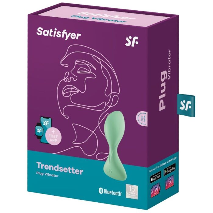 but also create your own vibration programs and transfer them to your device. It’s also possible to create new vibration programs based on your Spotify playlist or ambient noise - and you can share your own vibration patterns with the community.The 12 preset vibration programs of the Satisfyer Trendsetter offer you all levels of intensity from gentle to powerful and can also be controlled without the app via the intuitive One Touch Button. The wide base not only functions as a practical handle