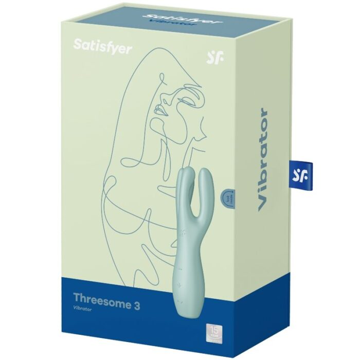 Vibraator Satisfyer THREESOME 3 (roheline) - Lovex Erootikapood