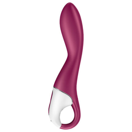 this powerful and warm silicone vibrator skilfully stimulates the G-spot with a soothing