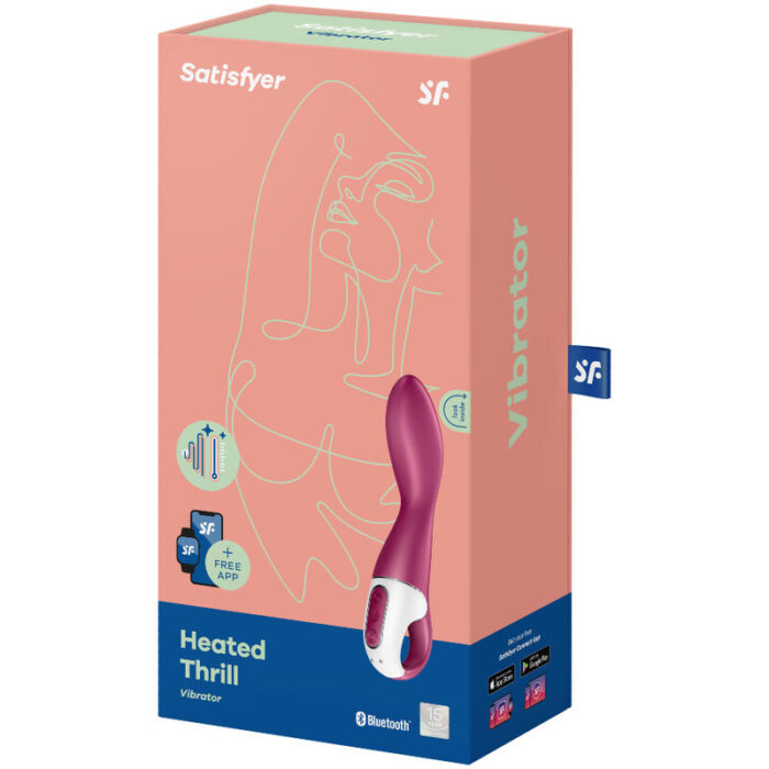 available for iOS and Android	Pleasant stimulation through vibration and heat	G-spot stimulation	App offers an unending range of programmes	Can also be used without the app	Preset programs that can be edited	Infinity of varied programs thanks to the application	Made of super soft