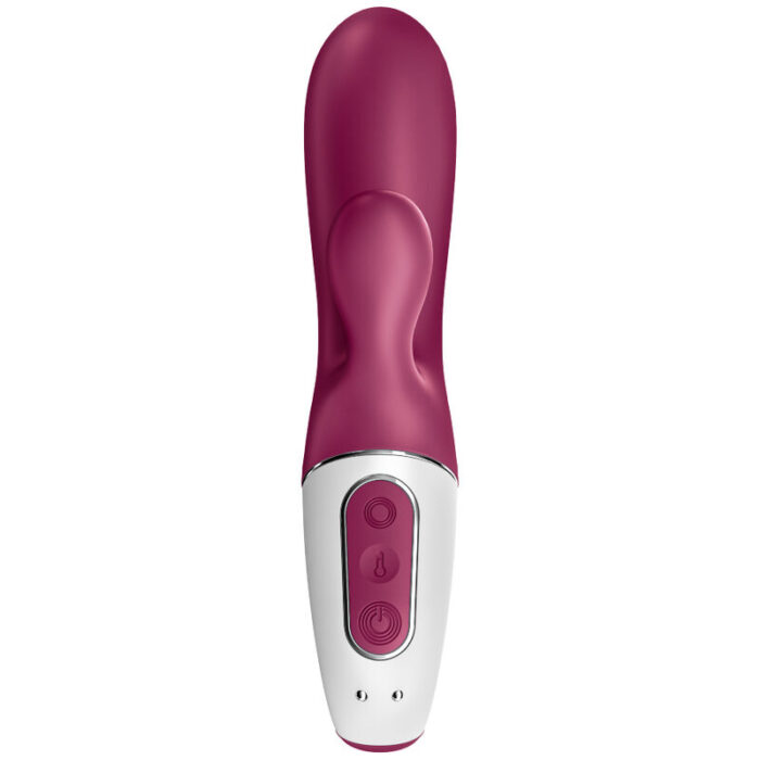 and heated G-spot and clitoral stimulation? The Hot Bunny is here to fulfill all your heated desires.Product information "Satisfyer Hot Bunny Connect App"	Sensual heat function combined with vibrations ensures intense stimulation	Powerful motor transmits intense vibration rhythms throughout the device	Compatible with the free Satisfyer app