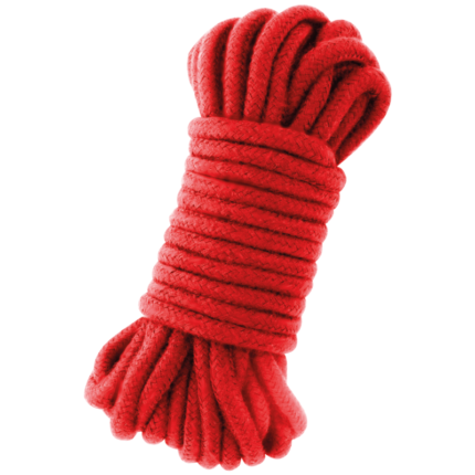 JAPANESE RED COTTON ROPE is a rope of domination