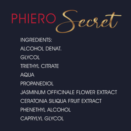 increasing sexual attraction. It is based on the natural attractive power of pheromones to capture male interest. It does not present any odor