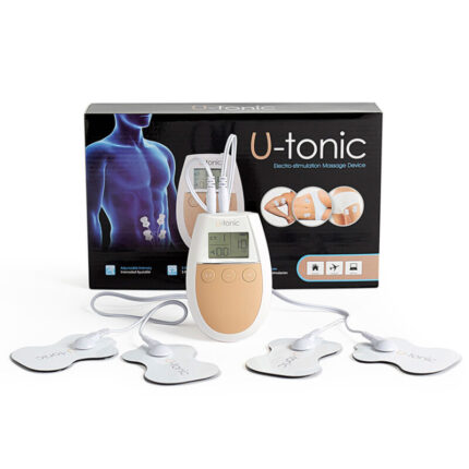 U-Tonic is a massage device that works through low frequency electrical impulses under a micro-computerized system. It helps not only to calm muscle aches