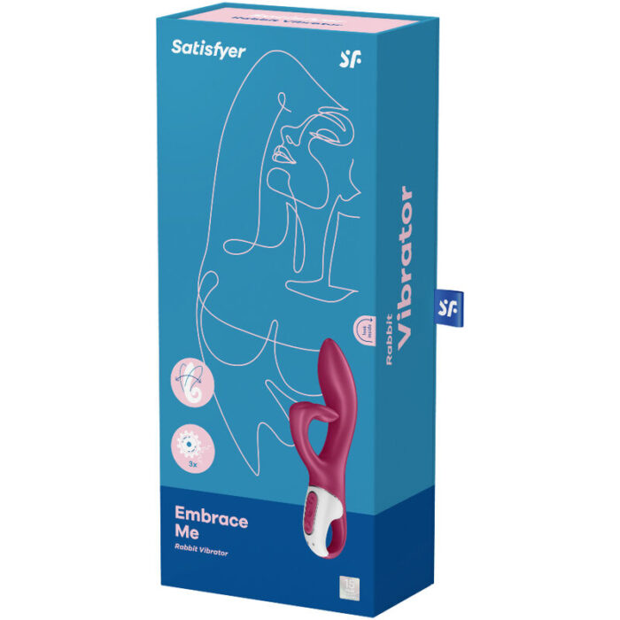 the Embrace Me provides dual and upside-down stimulation through its 2 powerful motors. Different from regular rabbit vibrators