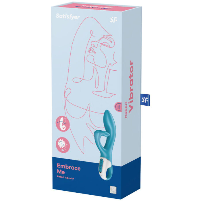 the Embrace Me provides dual and upside-down stimulation through its 2 powerful motors. Different from regular rabbit vibrators