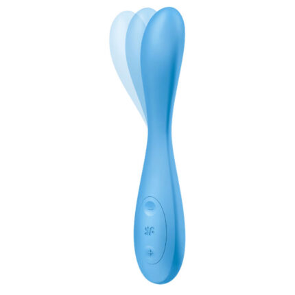 the G-spot vibrator becomes a rabbit vibrator in just one movement. Control it via the Satisfyer Connect app for personalized eroticism.Product information "Satisfyer G-Spot Flex 4 Connect App"	Compatible with the free Satisfyer app – available for iOS and Android	Anatomically optimized: adjustable stimulation angle	Perfectly designed to hit the G-spot for intense stimulation	15-year guarantee	Flexible shape	Ideal for G-spot stimulation	Can also be used without the app	Endless variety of programs with the app	Body-friendly silicone	Waterproof (IPX7)	Whisper mode	Lithium-ion battery	USB magnetic charging cable included	Easy to cleanVersatile adventures with the G-Spot Flex 4 Connect AppReady