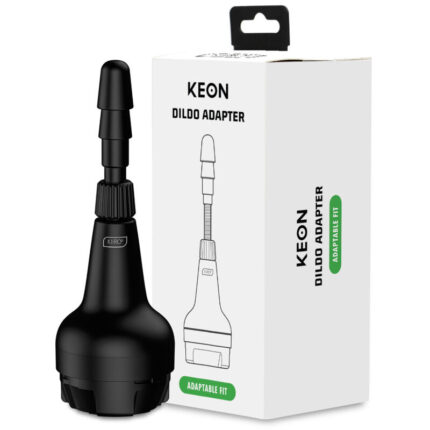 Try a different position. This dildo adapter is designed for Keon by Kiiroo to use with any vacuum – lock-system dildo - to turn Keon into an automatic sex machine... Quick and easy to attach and use.Product specification	Material: ABS	Dildo Adapter Packaged inside the box height: 195mm / 19.5cm	Dildo Adapter Packaged inside the box width: 88mm / 8.8cm	Dildo Adapter Packaged inside the box depth: 88mm / 8.8cm			Once removed from packaging and assembled the Dildo Adapter length is adjustable			Dildo Adapter weight: 250 grams / 0.55lbs / 8.8oz