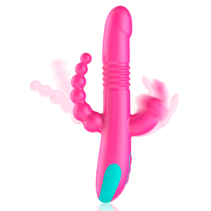 vaginal and clitoral. The perfect toy for strong emotions lovers. The DONALD TRIPLE STIMULATION ANAL