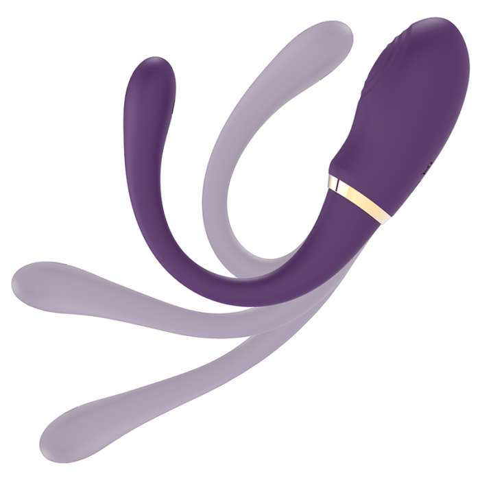 this multifunctional toy can be used during sex and has the potential to please both partners for an escalating experience.Strategically placed on the vaginal stimulation rod and the anal stimulator