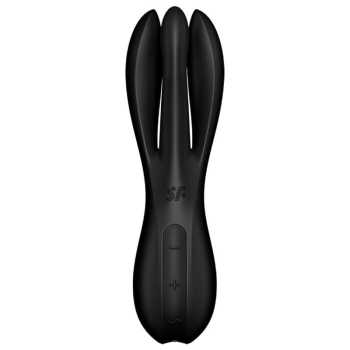 skin-friendly medical silicone with a silky feel	15 year warranty	Rechargeable Li-ion battery	Waterproof (IPX7)	Magnetic USB charging cable included	Easy to cleanWhat else can the Satisfyer Threesome 2 vibrator offer you?The Threesome 2 comes with three flexible arms