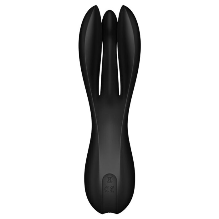 while the narrow central arm pampers your clitoris and can be pressed to intensify stimulation. The lay-on vibrator sweetens your alone time with even deeper