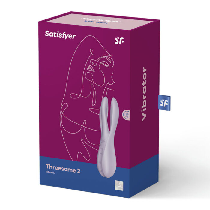 more intense vibrations that purposefully massage you to climax. It's also a real treat in terms of looks: the elegant design is rounded off with side details.Threesome 2 is wherever you want! No matter if you want to have a good time in bed or want to make a hot bath even hotter