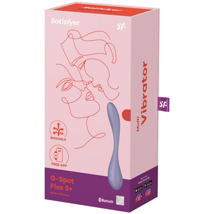 giving you the option to have complete control of the powerful motors and truly customizable pleasure. The G-Spot Flex 5 Connect App is made of body safe silicone