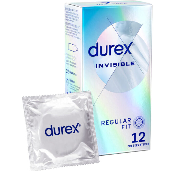 Kondoomid DUREX Invisible Extra Thin (12 tk) - Lovex Erootikapood