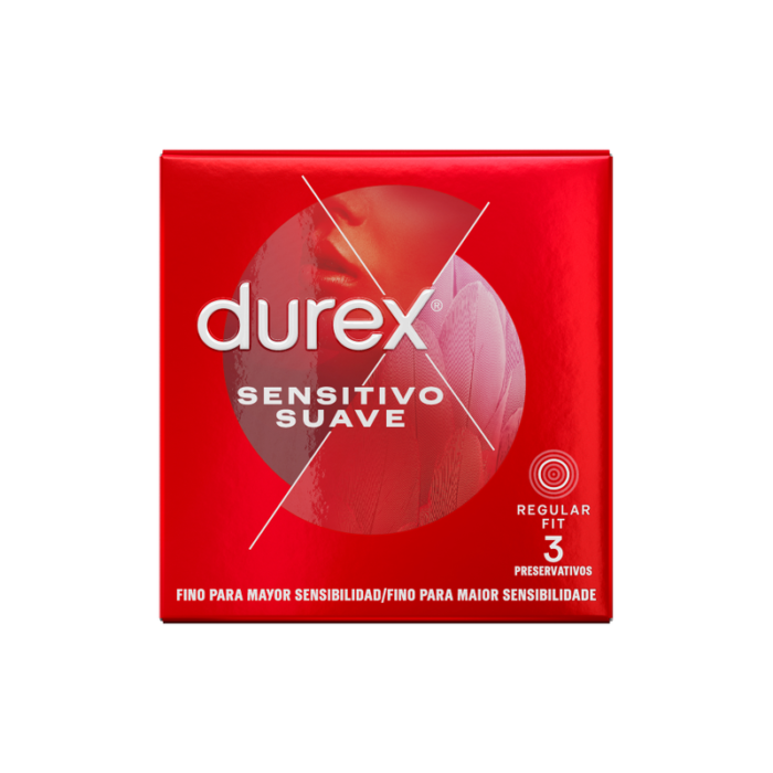 Kondoomid DUREX Soft and Sensitive (3 tk) - Lovex Erootikapood