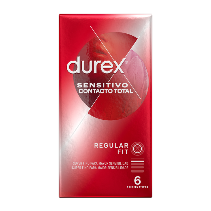 Kondoomid DUREX Sensitive Contact Total (6 tk) - Lovex Erootikapood