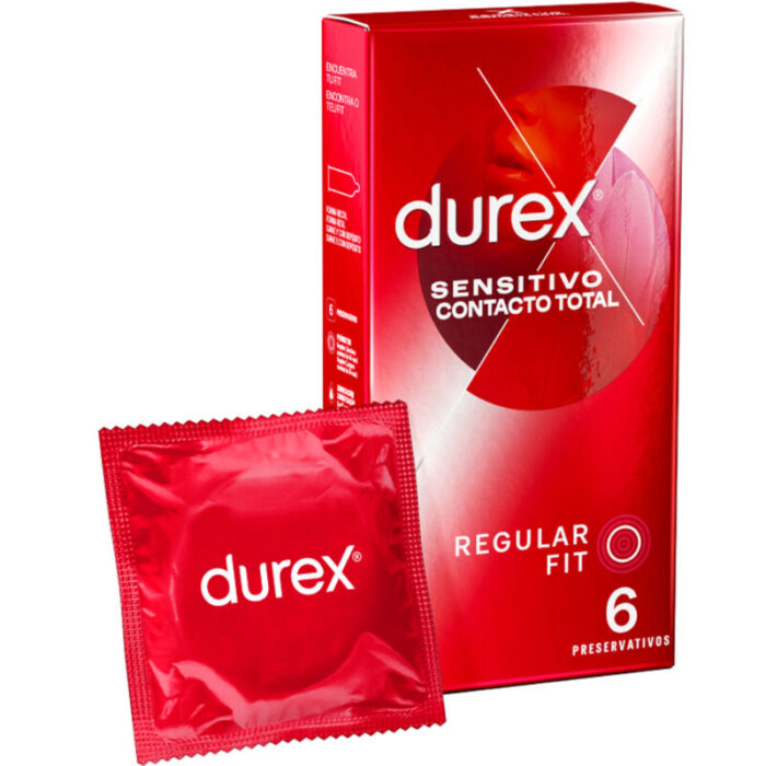 Kondoomid DUREX Sensitive Contact Total (6 tk) - Lovex Erootikapood