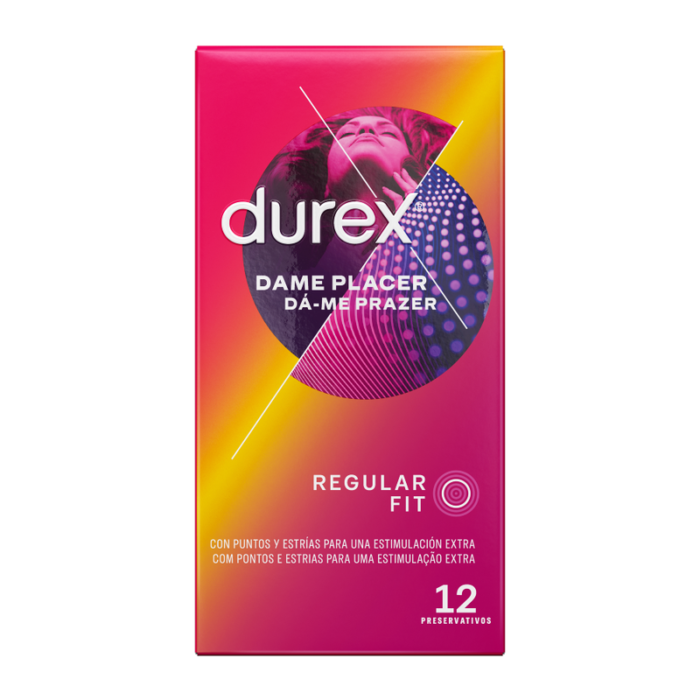 Kondoomid DUREX Dame Placer (12 tk) - Lovex Erootikapood