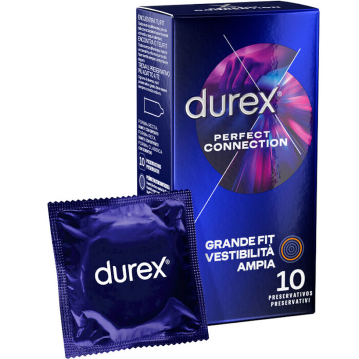 Kondoomid DUREX Perfect Connection Silicone Extra Lubrification (10 tk) - Lovex Erootikapood