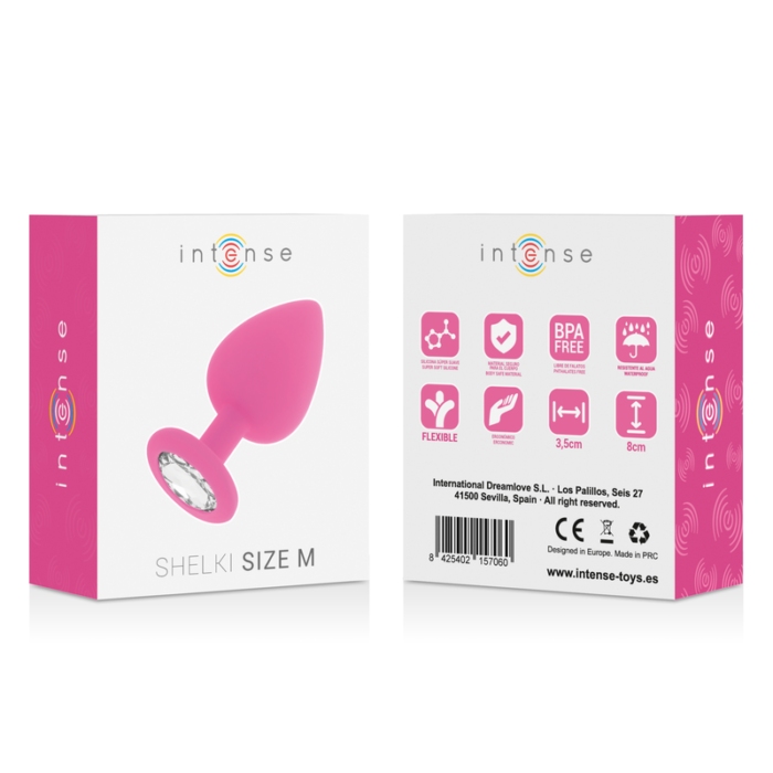 intense - shelki m anal plug fuchsia - Lovex Erootikapood