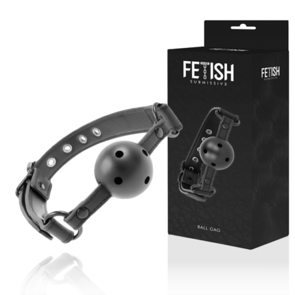 Fetish submisive collection introduces this perfect vegan leather gag for your BDSM games.gag designed with non-toxic products