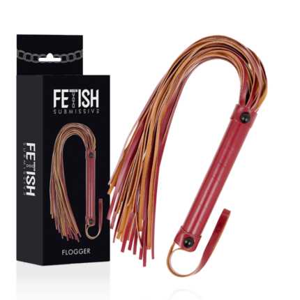 FETISH SUBMISIVE ORIGIN vegan leather whip.Raise the level of your fetish games and discover your dominant or submissive side with this Submissive quality vegan leather! With this fetish whip you can give pleasure