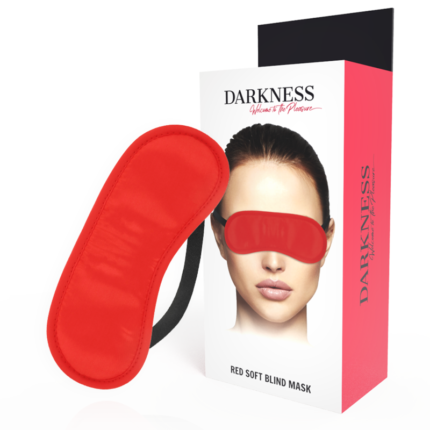 You can use this mask to sleep or with your lover to create an exciting and at the same time mysterious experience. Take your partner into a pleasant darkness that will raise their sexual instincts. This eye mask stays in place with a comfortable and adjustable elastic band.	Manufactured in Satin first quality.Darkness is a brand of new generation 2020