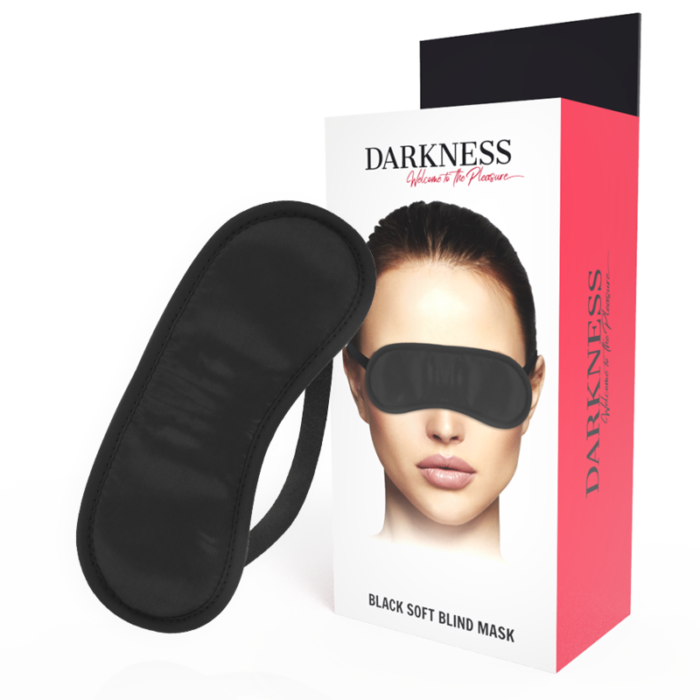 You can use this mask to sleep or with your lover to create an exciting and at the same time mysterious experience. Take your partner into a pleasant darkness that will raise their sexual instincts. This eye mask stays in place with a comfortable and adjustable elastic band.	Manufactured in Satin first quality.Darkness is a brand of new generation 2020