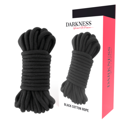 JAPANESE BLACK COTON ROPE is a rope of domination