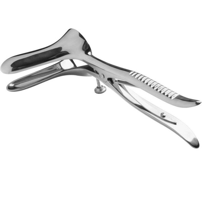 This metal anal speculum spread untill 4 cm. It's introduced with anus completelly closed and it's opened with the adjustable opening	Insertable lenth : 9 cm 