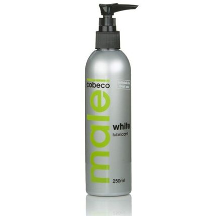 MALE Cobeco White Lubricant is an intimate water-based lubricant. The natural white color simulates real sperm and does not distract from intimate moments.This intimate lubricant has a hydrating and moisturizing effect. It gives more comfort during sexual activities and complements the natural body moisture