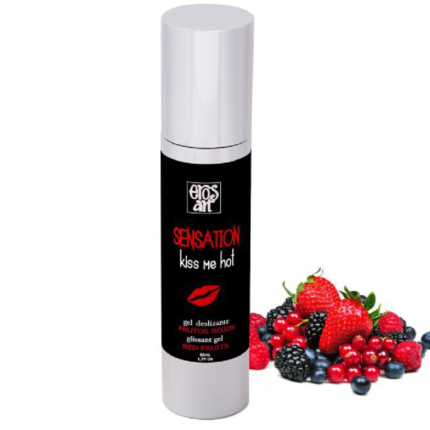 SENSATION ? Natural lubricant with a red fruit flavor with a heat effect; is a new generation of natural intimate lubricants with an exquisite taste and enriched with Aloe Vera that allows you to taste