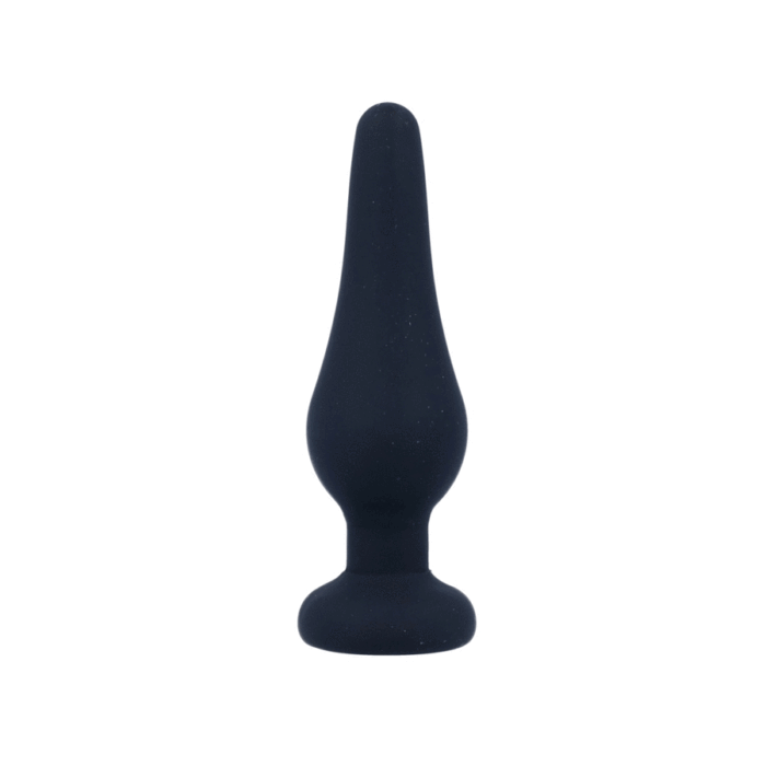 intense - anal plug pipo s black silicone 9.8 cm - Lovex Erootikapood