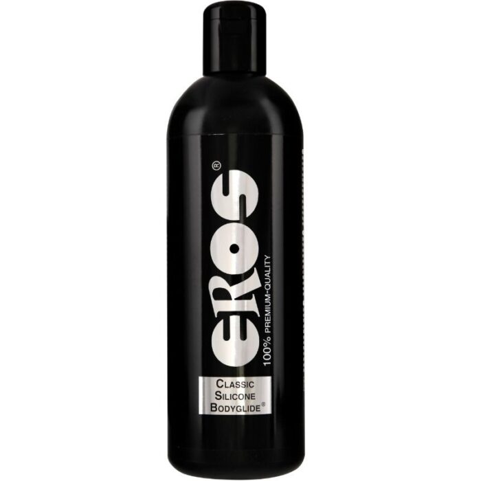 Do you already know the Eros Classic Silicone Bodyglide lubricant?Its unique formula guarantees pure gliding pleasure and extremely long-lasting gliding ability in intimate relationships without drying out. With its effective 100% silicone formula. Eros helps you experience exciting erotic sensations.Classic Silicone Bodyglide is unique in its docility