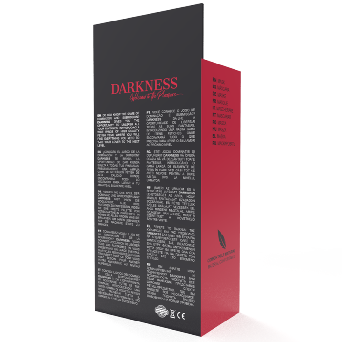 darkness - straight red mask - Lovex Erootikapood